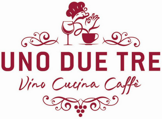 UNO DUE TRE VINO CUCINA CAFFÈ logo
