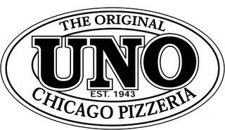 UNO THE ORIGINAL CHICAGO PIZZERIA EST. 1943 logo