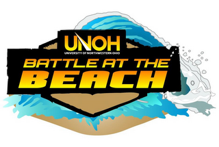 UNOH UNIVERSITY OF NORTHWESTERN OHIO BATTLE AT THE BEACH logo