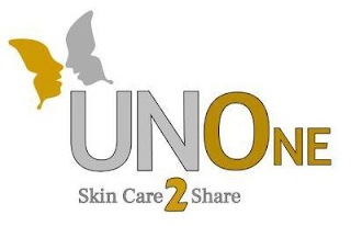 UNONE SKIN CARE 2 SHARE logo