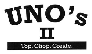 UNO'S II TOP CHOP CREATE logo