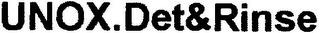 UNOX.DET&RINSE logo