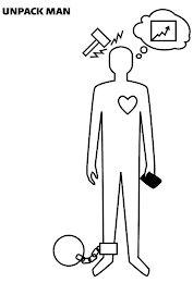 UNPACK MAN logo