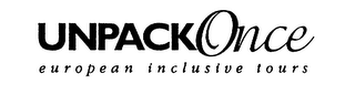 UNPACKONCE EUROPEAN INCLUSIVE TOURS logo