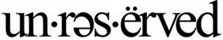 UNRESERVED logo