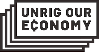 UNRIG OUR ECONOMY logo
