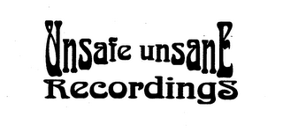 UNSAFE UNSANE RECORDINGS logo