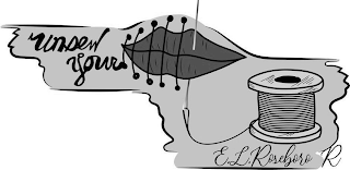 UNSEW YOUR E.L. ROSEBORO R logo