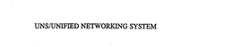 UNS/UNIFIED NETWORKING SYSTEM logo