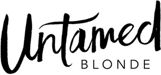 UNTAMED BLONDE logo