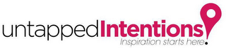 UNTAPPEDINTENTIONS INSPIRATION STARTS HERE. logo