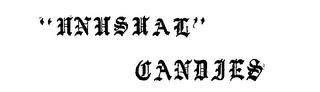 UNUSUAL CANDIES logo