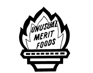 UNUSUAL MERIT FOODS logo