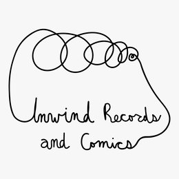 UNWIND RECORDS AND COMICS logo