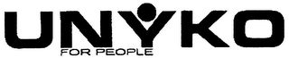 UNYKO FOR PEOPLE logo