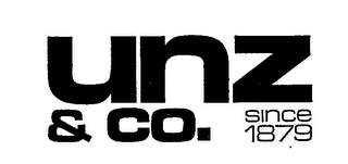 UNZ & CO. SINCE 1879 logo