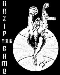 UNZIP YOUR GAME logo