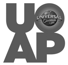 UOAP UNIVERSAL ORLANDO RESORT logo