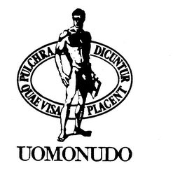 UOMONUDO PULCHRA DICUNTUR QUAE VISA PLACENT logo