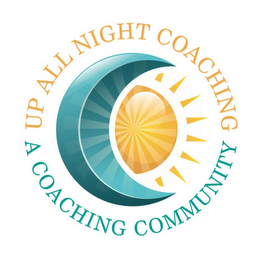 UP ALL NIGHT COACHING A COACHING COMMUNITY logo