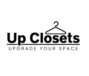 UP CLOSETS UPGRADE YOUR SPACE logo