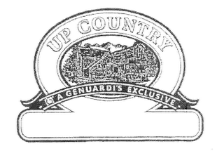 UP COUNTRY A GENUARDI'S EXCLUSIVE logo