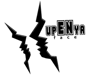 UP EN YA FACE logo