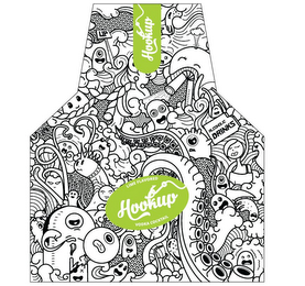 UP HOOKUP ALCOHOLIC DRINKS LIME FLAVORED HOOKUP VODKA COCKTAIL logo