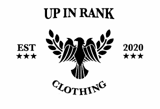 UP IN RANK CLOTHING EST 2020 logo