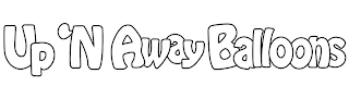UP 'N AWAY BALLOONS logo