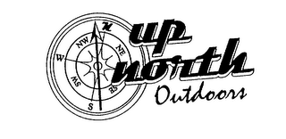 UP NORTH OUTDOORS N E S W NW NE SE SW logo
