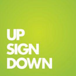 UP SIGN DOWN logo