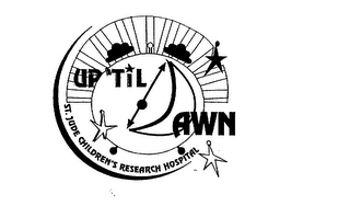 UP 'TIL DAWN ST. JUDE CHILDREN'S RESEARCH HOSPITAL logo