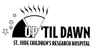 UP 'TIL DAWN ST. JUDE CHILDREN'S RESEARCH HOSPITAL logo