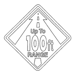 UP TO 100FT RANGE logo