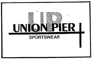 UP UNION PIER SPORTSWEAR logo