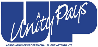 UP UNITY PAYS ASSOCIATION OF PROFESSIONAL FLIGHT ATTENDANTS logo