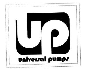 UP UNIVERSAL PUMPS logo