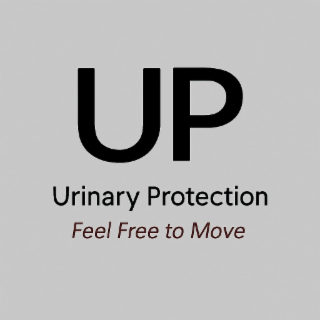 UP URINARY PROTECTION FEEL FREE TO MOVE logo