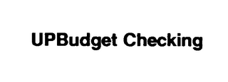 UPBUDGET CHECKING logo