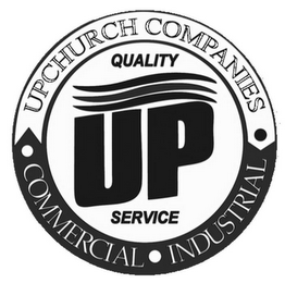 UPCHURCH COMPANIES COMMERCIAL · INDUSTRIAL QUALITY SERVICE UP logo