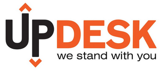 UPDESK WE STAND WITH YOU logo