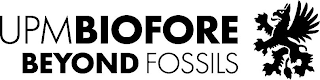 UPM BIOFORE BEYOND FOSSILS logo