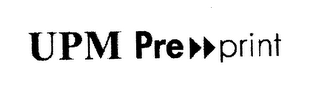 UPM PRE PRINT logo