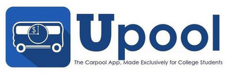 UPOOL THE CARPOOL APP, MADE EXCLUSIVELYFOR COLLEGE STUDENTS logo