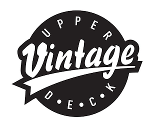 UPPER D·E·C·K· VINTAGE logo
