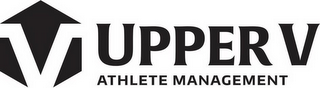 UPPER V ATHLETE MANAGEMENT V logo