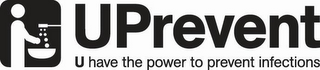 UPREVENT U HAVE THE POWER TO PREVENT INFECTIONS logo