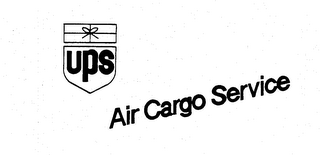 UPS AIR CARGO SERVICE logo