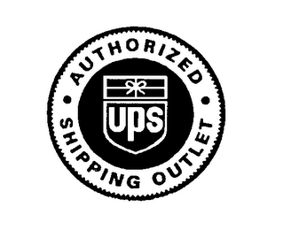 UPS AUTHORIZED SHIPPING OUTLET logo